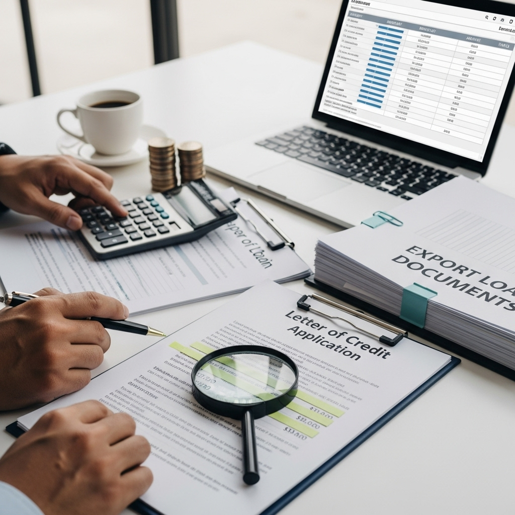 Export loan and letters of credit check