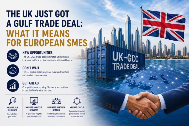 The UK Just Got a Gulf Trade Deal: Why European SMEs Can’t Afford to Wait for Brussels