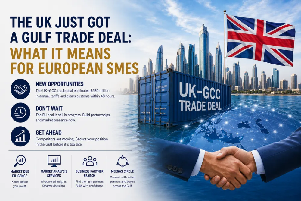 The UK Just Got a Gulf Trade Deal: Why European SMEs Can’t Afford to Wait for Brussels