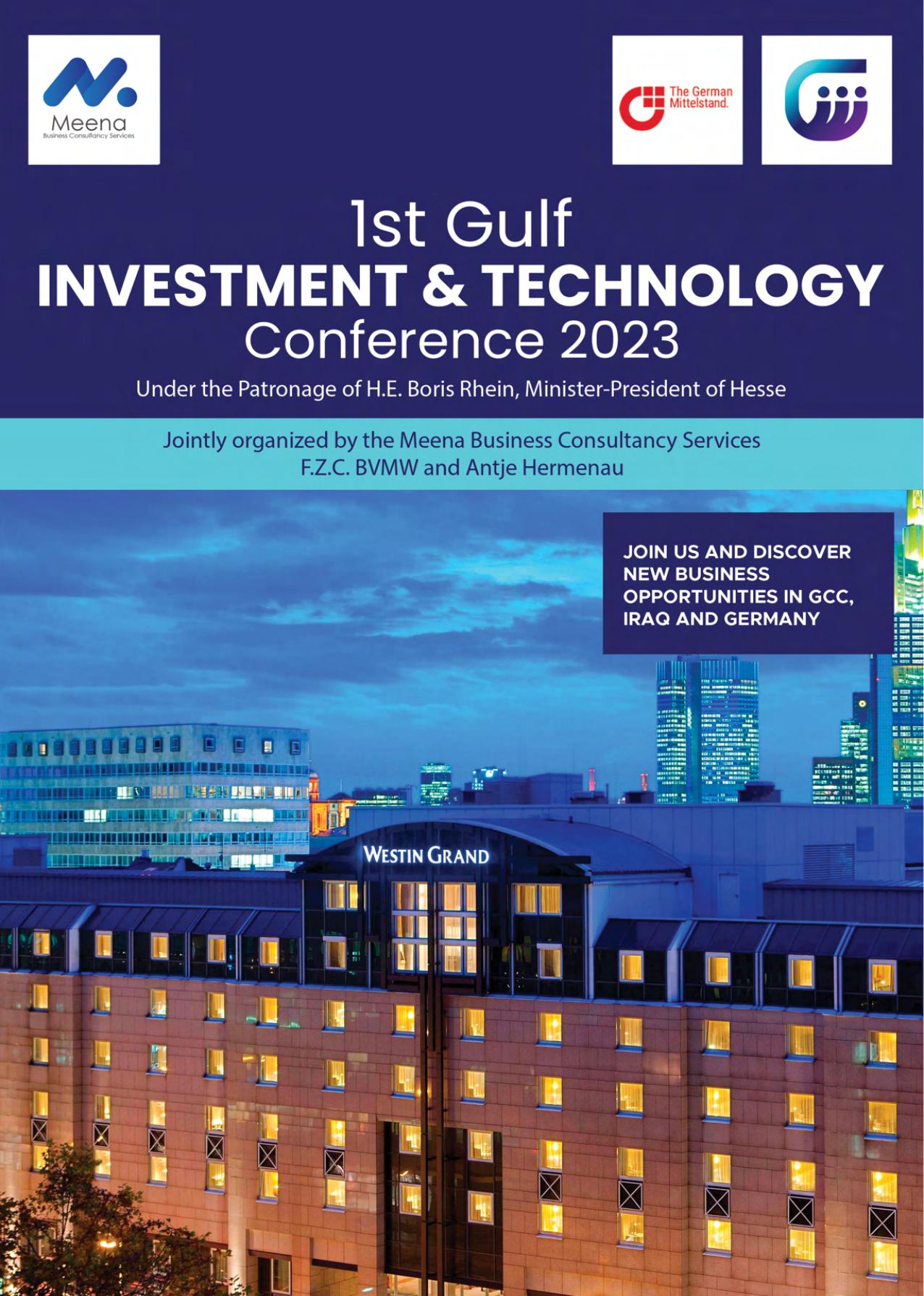 1st Gulf Investment and Technology Conference 2023 magazine cover