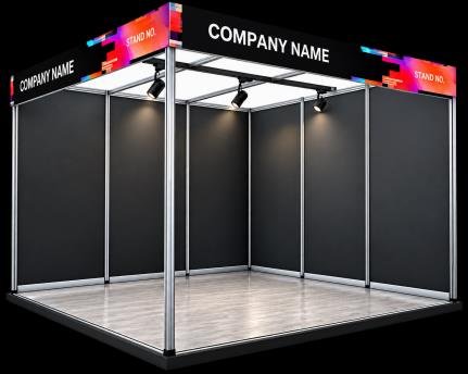Shell scheme exhibition booth