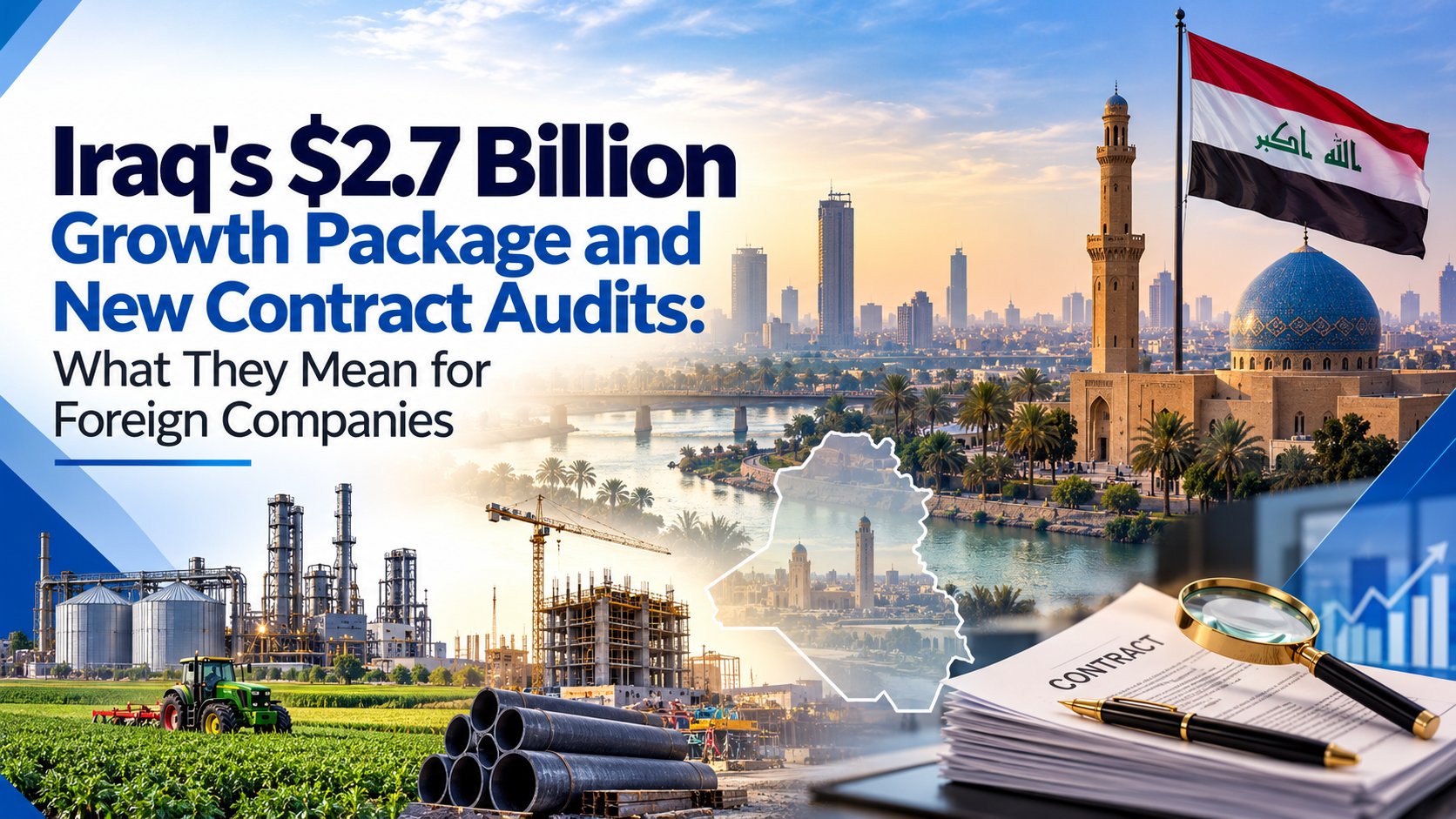 Iraq’s $2.7 Billion Growth Package and New Contract Audits: What They Mean for Foreign Companies